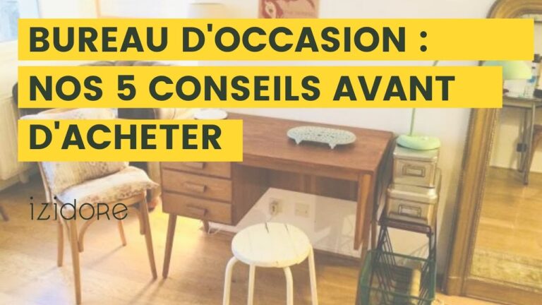 Les avantages des meubles de bureau d’occasion